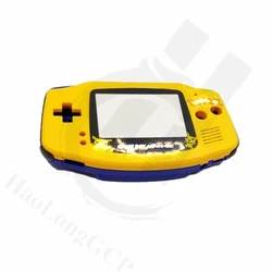 グレート修理フィックス交換 DIY ケース gba 用限定版黄色ブルーバージョンシェルゲームボーイアドバンス用