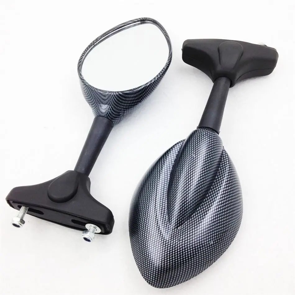 Side Rearview Mirrors For Suzuki GSX-R GSXR 600 750 1000 HAYABUSA GSX1300R TL1000R TL1000S KATANA GSX600F 750F Motorcycle Black