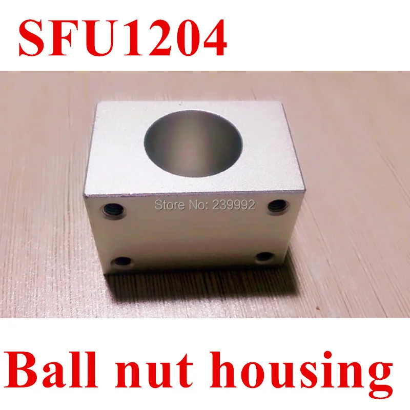 SFU1204 Ballscrew Nut Housing Aluminium Mounting Bracket For CNC Ballscrew Ballnut 22 or 24mm