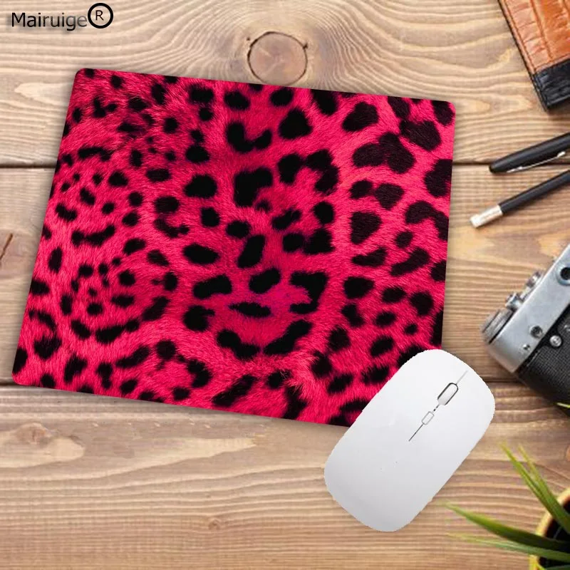 Mairuige Big Promotion Colorful Leopard  Gaming Mouse Pad Computer Mats Size for 180*220*2mm Mousepad Rubber Rectangle Mousemats