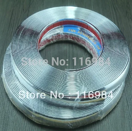 

Chromium styling 13meter X 25mm Trim Molding Strip Grill Interior Exterior Car Styling Decoration