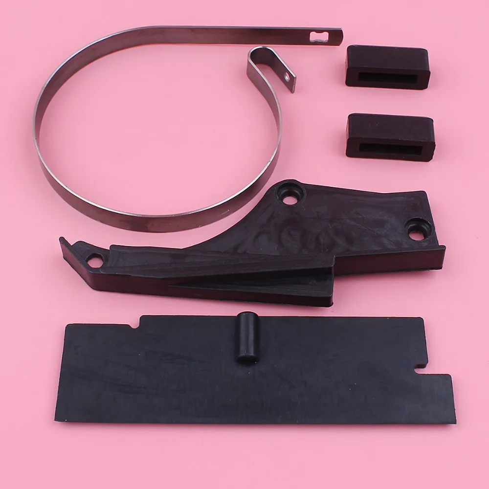 Chain Brake Band For Chinese Chainsaw 5200 52cc Spring Cover Oil Baffle Plate Guide Bumper Strip Kit Spare Tool Part