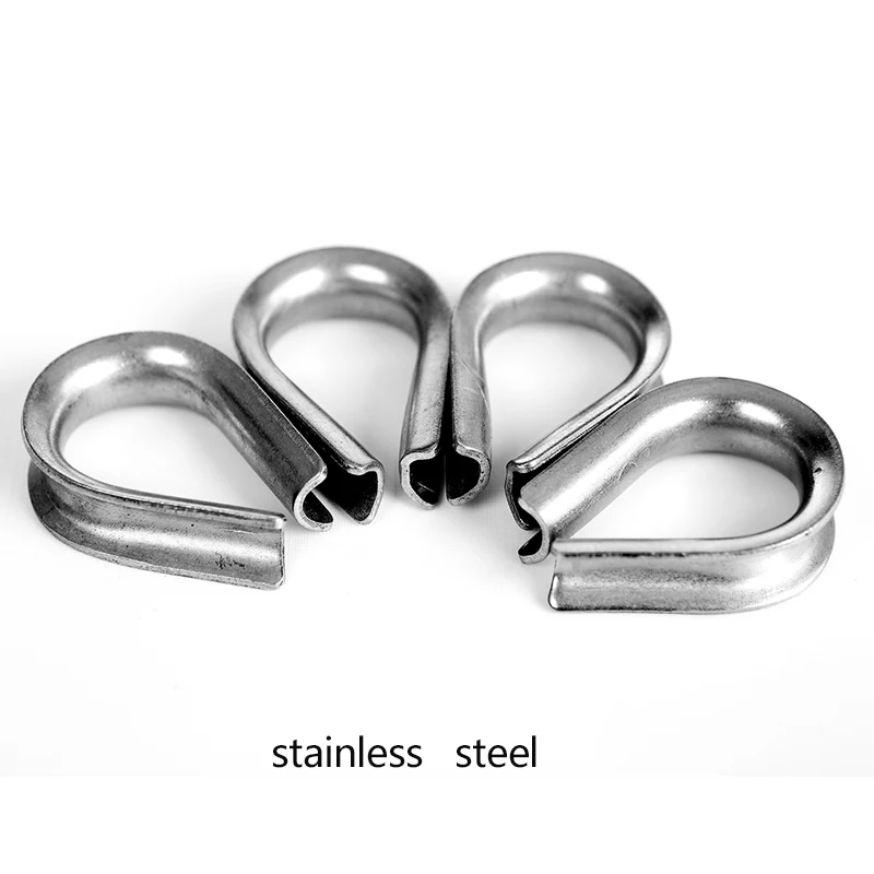 

90pcs M5 304 Stainless Steel Thimble for 5mm Wire Rope M5