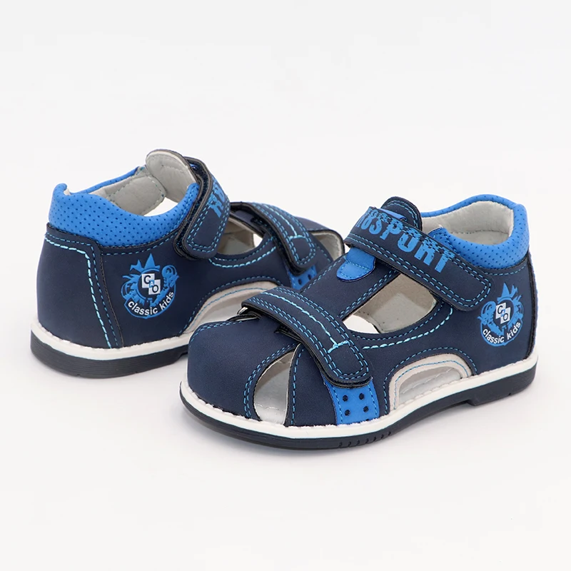 Sandals for toddler boys New summer Children brand open toe Sewing thread Sandals Boys or Girls Leather Sandals Melissa Shoes