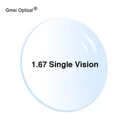 Radiation Protection 1.67 High-Index Ultra-Thin HMC EMI Aspheric Anti-UV Myopia Hyperopia Clear Optical Prescription Lenses,2Pcs