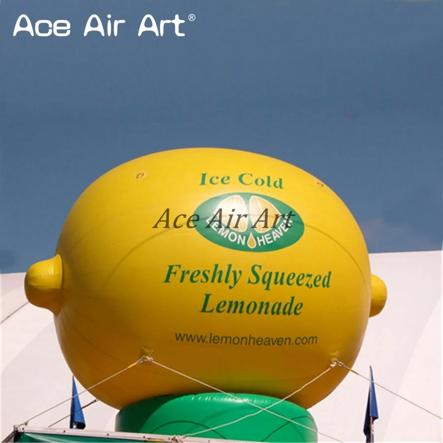 outdoor  giant Advertising Inflatable Prop lemon inflatables with air blower for event