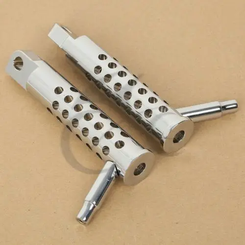 Chrome Front Footrest Foot Pegs For Harley Sportster FXCW FXCWC XL1200V XL1200X