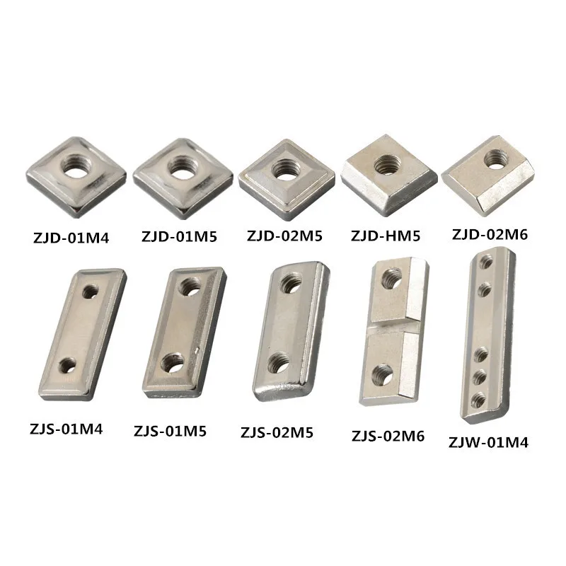 Manipulator fitting JE40B021 Hadiform single double hole fixed square nut slider