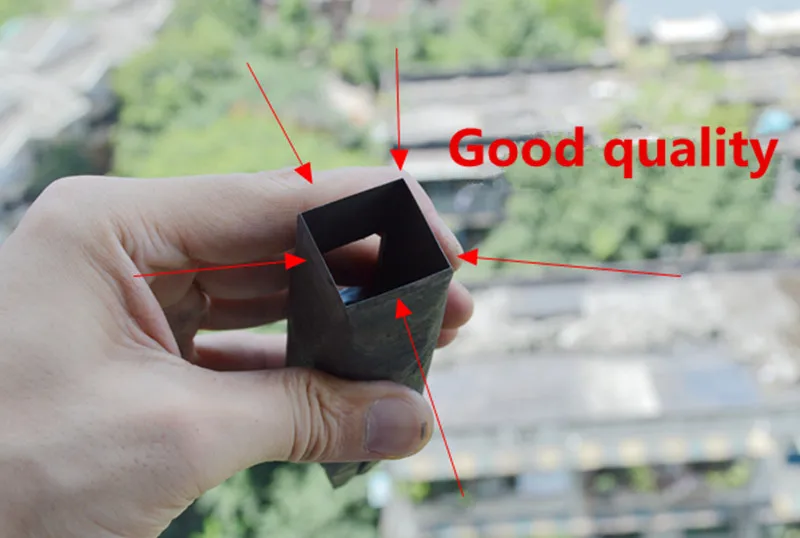 June tree DIY leather perforated punch square - shaped flower punch leather tool Square side length 4-30mm