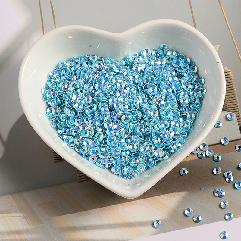 1200Pcs(10g) Size 3mm Cup Glistening Color Loose Sequins Paillettes Sewing Wedding Craft Garment shoes Bag Nail Art Accessories