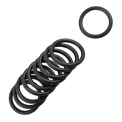 

10 Pcs Mechanical Black NBR O Rings Oil Seal Washers 50mm x 5.7mm x 38.6mm