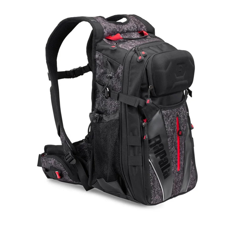 RAPALA Fishing Bag 25L Bag & Detachable Belt Fishing Backpack 40cm*32cm*20cm Fishing Tackle Bag Multifunctional outdoor backpack