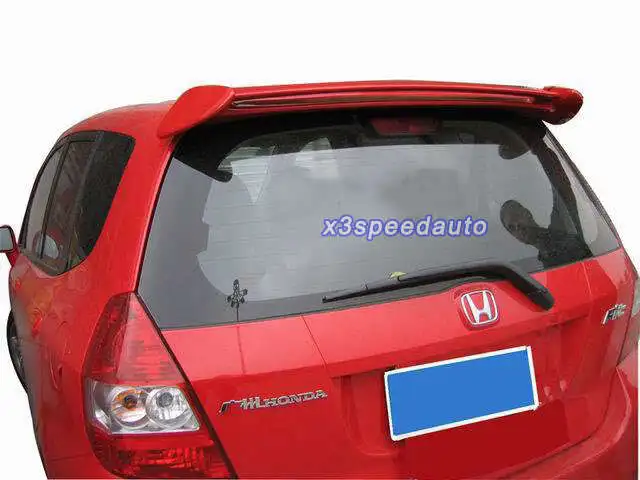 High Quality UNPainted Primer Mugen Style ABS Spoiler Wing For 2009-2013 Honda Fit/Jazz