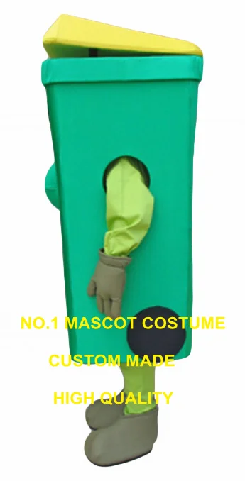 waste ash bin mascot costume for adult environment protection cartoon recycle can theme anime cosplay costumes carnival 2855