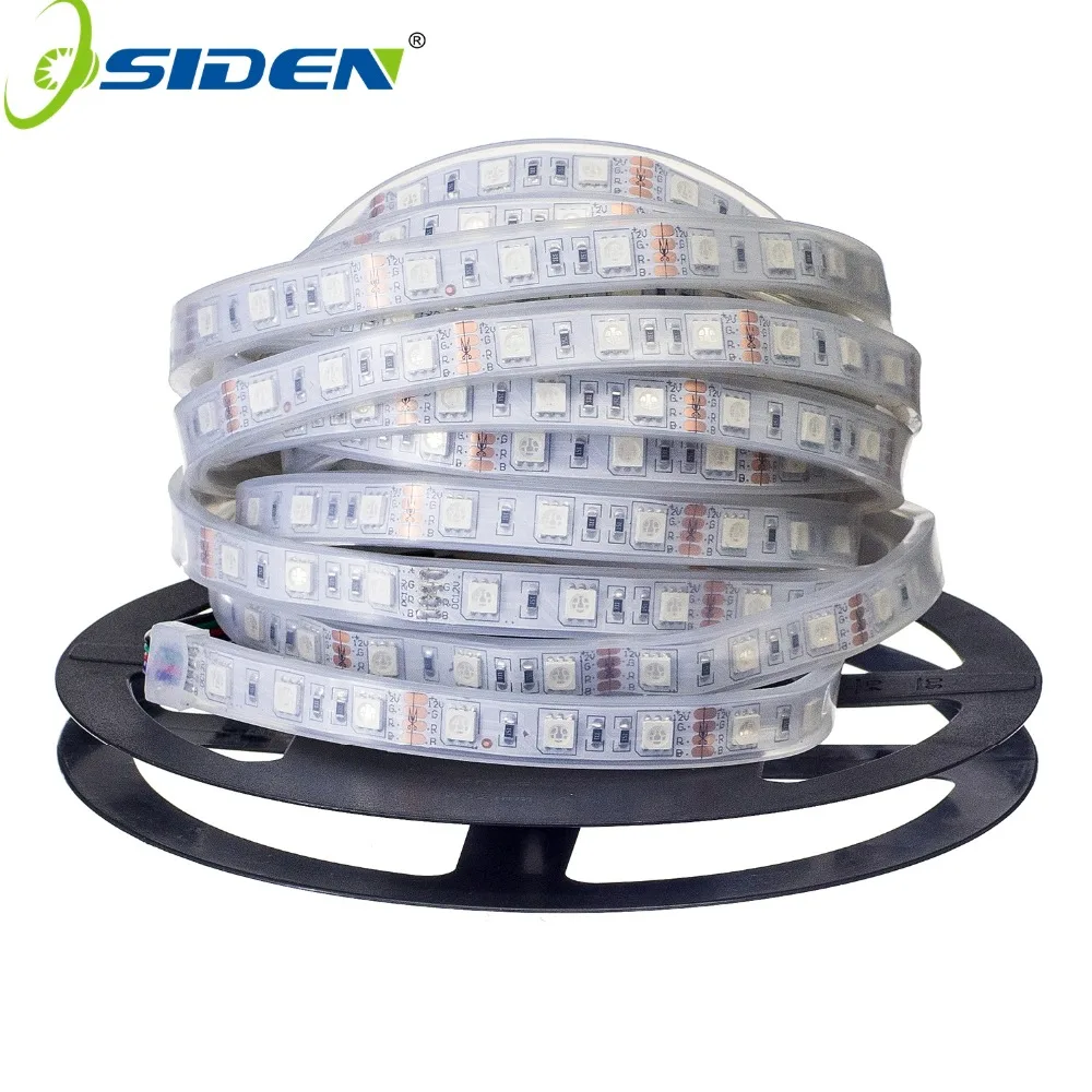 OSIDEN 100M  Led Strip Light 5050 Silicon Tube Waterproof IP67 dc12V 300led 5m RGB White Warm White LED tape Fexible 5M/Reel