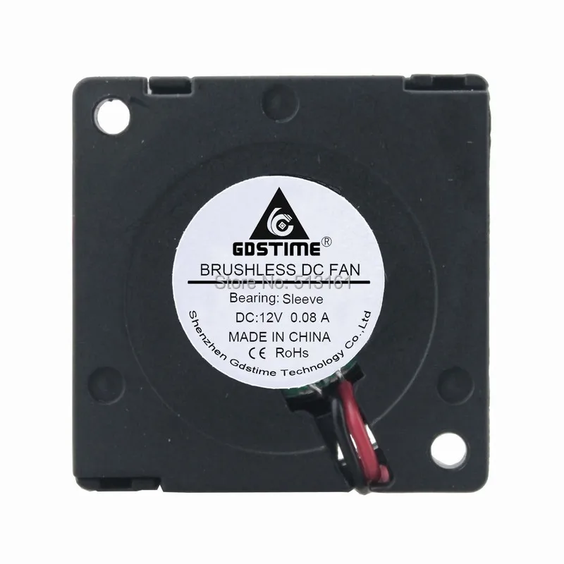 Gdstime DC 12 v 30 mét Blower Fan 3D Máy In Fan 30 mét x 10 mét Tuabin Quạt Quạt Hướng Trục không chổi than Làm Mát Cooler Fan