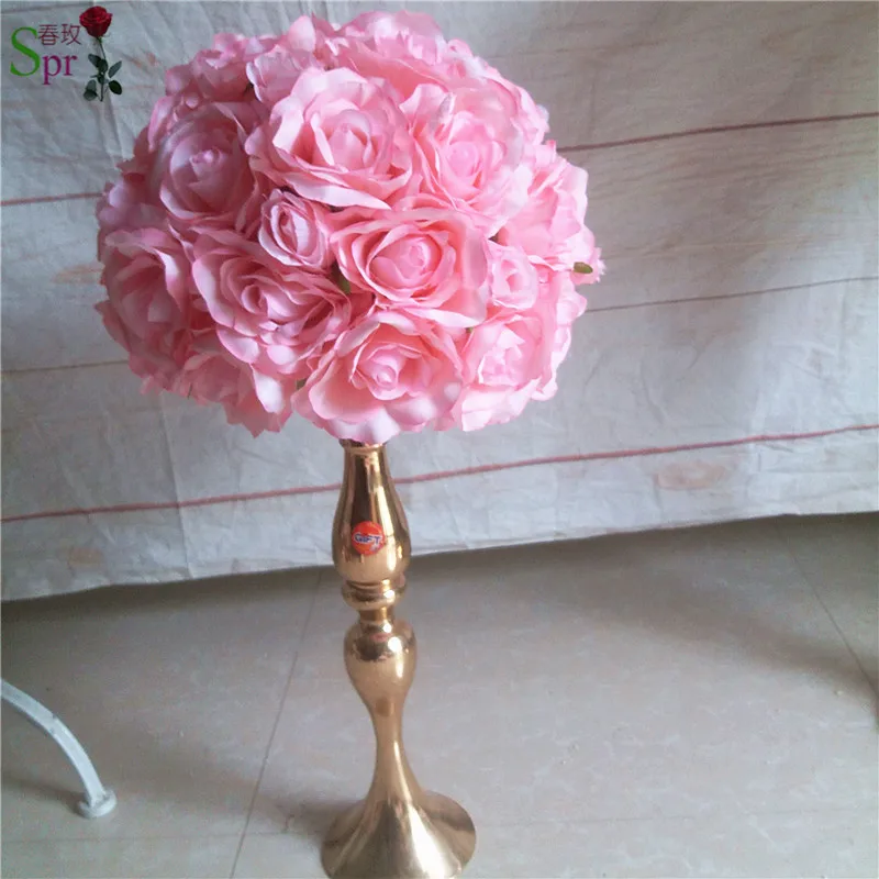 SPR wedding table center ROSE flower arranegements ball artificial flore wedding backdrop flower decoration