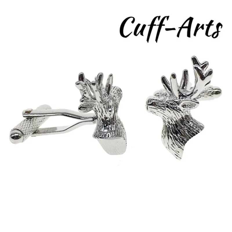 

Cufflinks Mens Cute Fashion Deer Head Cuff Links Anniversary Gift Wedding Party Jewelry Cufflinks C10056