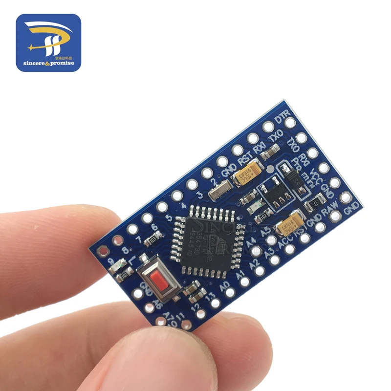 1PCS Pro mini Atmega328 Pro Mini 328 Mini ATMEGA328P 3.3V 8MHz 5V 16Mhz for Arduino Compatible Nano CP2102 FT232RL