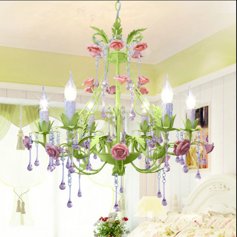 Lamp Wedding Decoration Lights Flower Crystal Lamp Chandeliers Lighting Modern led Chandeliers Living Room Lamp LED Plant Light