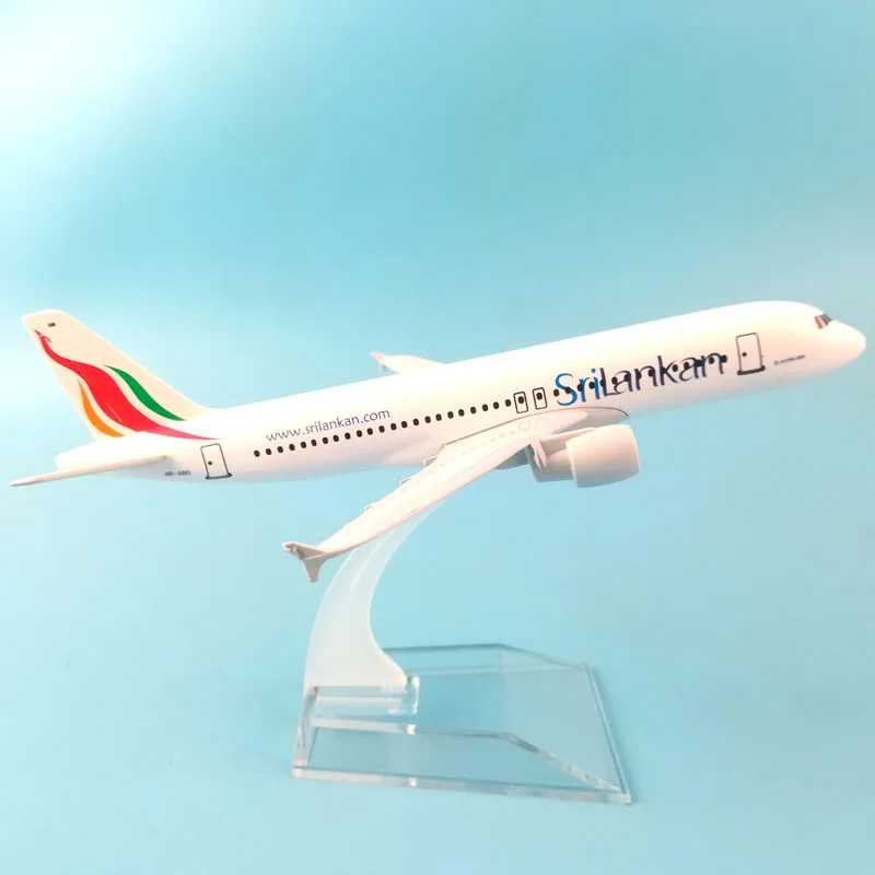 

16CM SriLankan Airlines Airbus A320 Airplane model Plane model Alloy Metal Diecast Aircraft model Toy plane gift Dropshipping