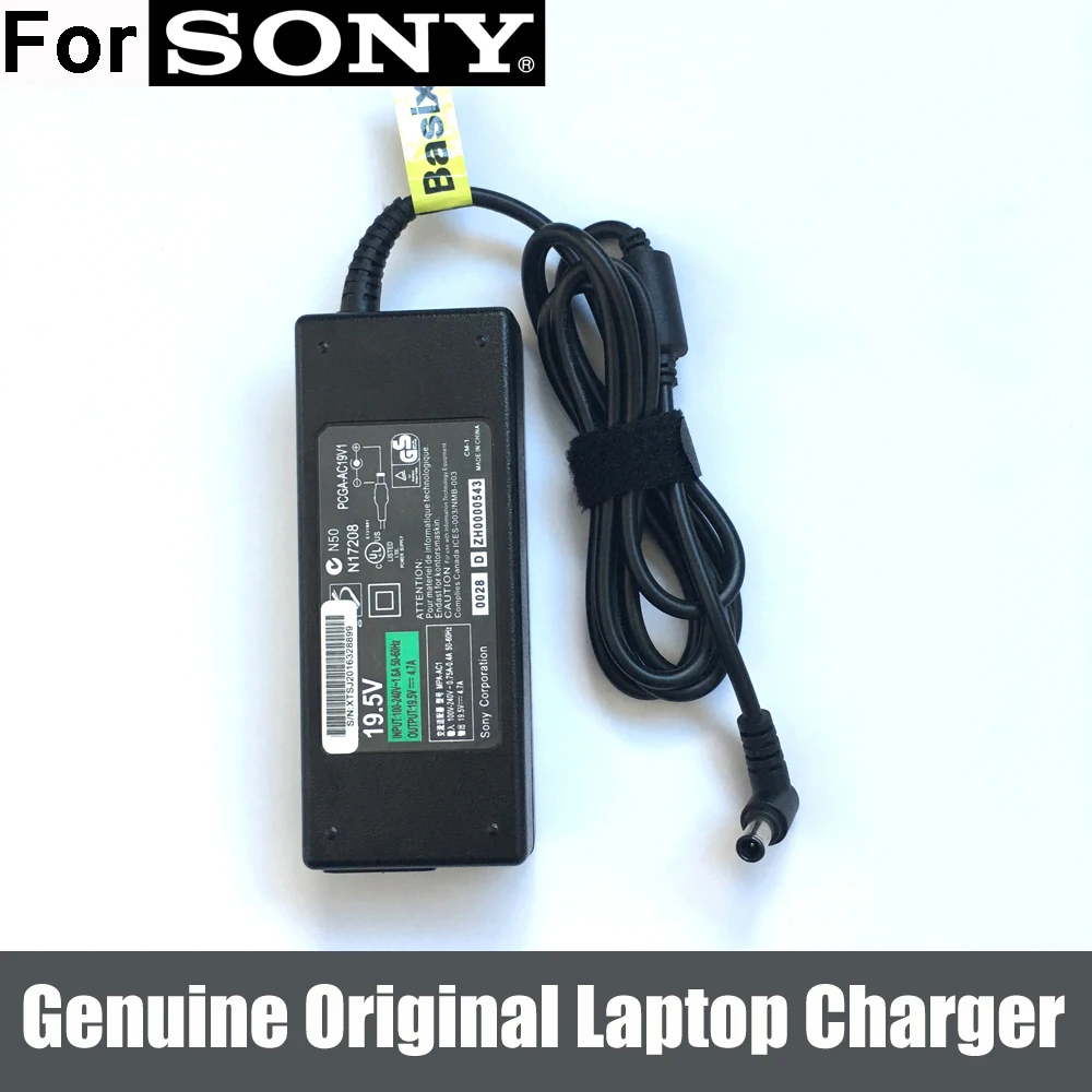 90W 19.5V 4.7A Original AC Adapter Power Supply Battery Charger for Sony Vaio PCG-3G2L PCG-7162L Laptop