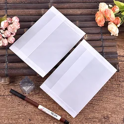 10pcs/lot White Blank Translucent Parchment Paper Envelope Message Card Letter Stationary Storage Gift Sobres Papel