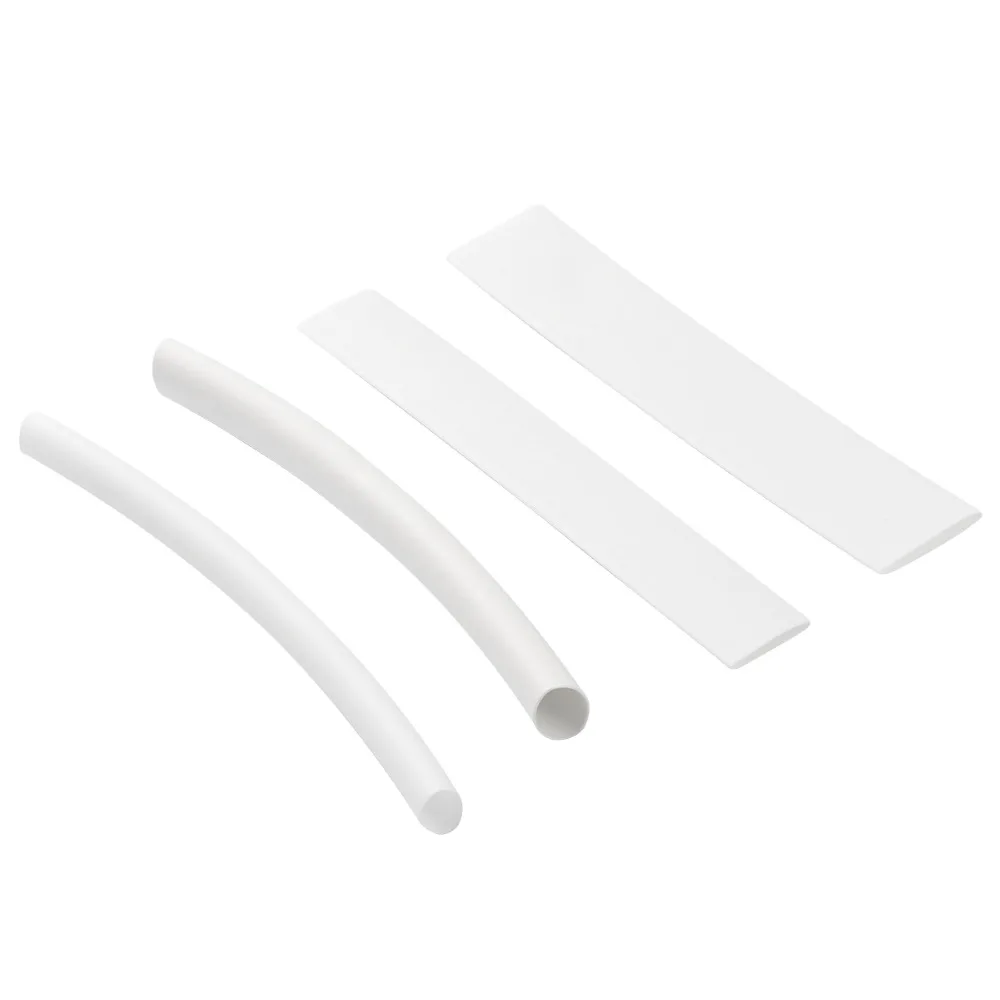 20Pcs White 3/4:1 Polyolefin Heat Shrink Tube Insulation Shrinkable Tubes Wrap Wire For Phone Data Line Heat Shrink Tubing