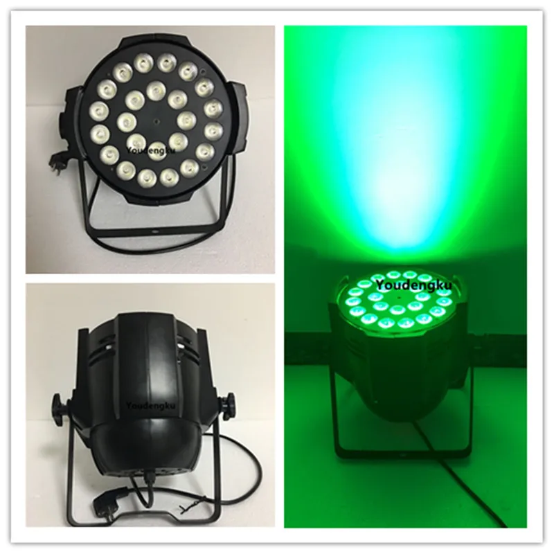 

6pcs led par 24x18w led indoor dmx par lighting 6 in 1 par can led rgbwa uv par can