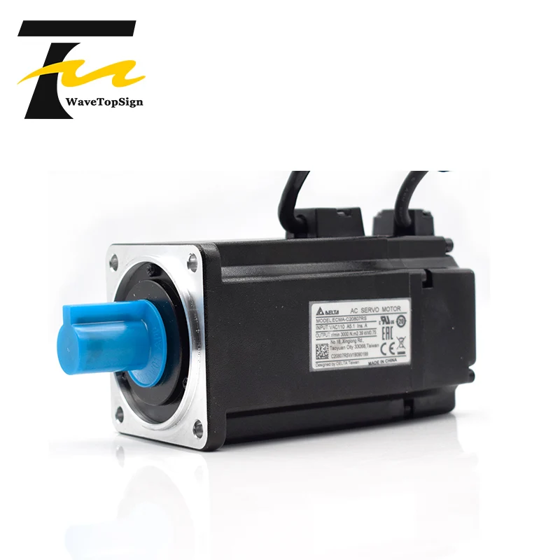 WaveTopSign 750W Detla Servo Motor kit B2 Series ASD-B2-0721-B ECMA-C20807RS 3M Wire 2.39N.M 5.1A