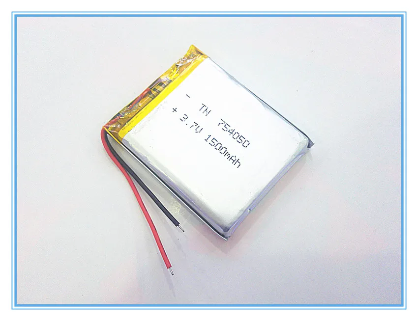 tablet battery  3.7V,1500mAH,[754050] PLIB; polymer lithium ion / Li-ion battery for dvr,GPS,mp3,mp4,cell phone,speaker