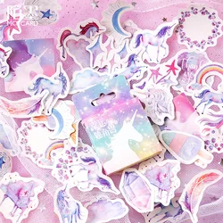 Lucky Unicorn Decorative Stickers Adhesive Stickers DIY Decoration Diary Japanese Stationery Stickers Children Gift