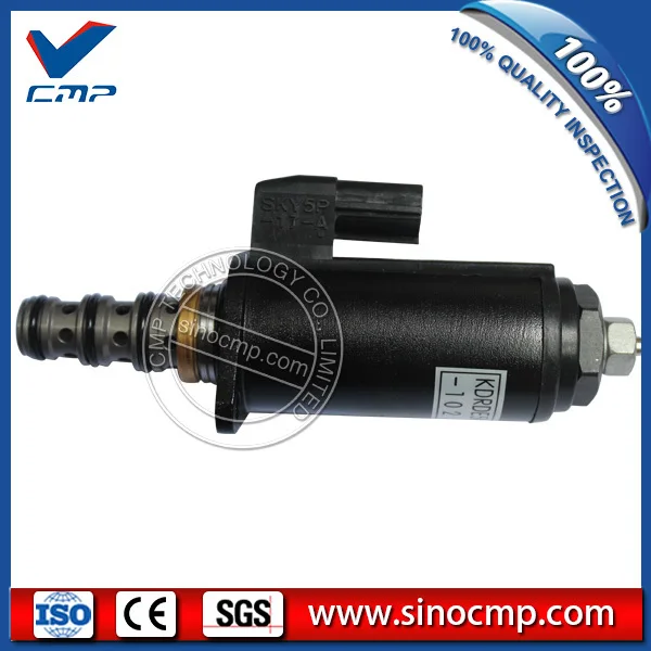 Excavator solenoid valve KDRDE5K-31/30C50-140 for Kobelco SK210-8