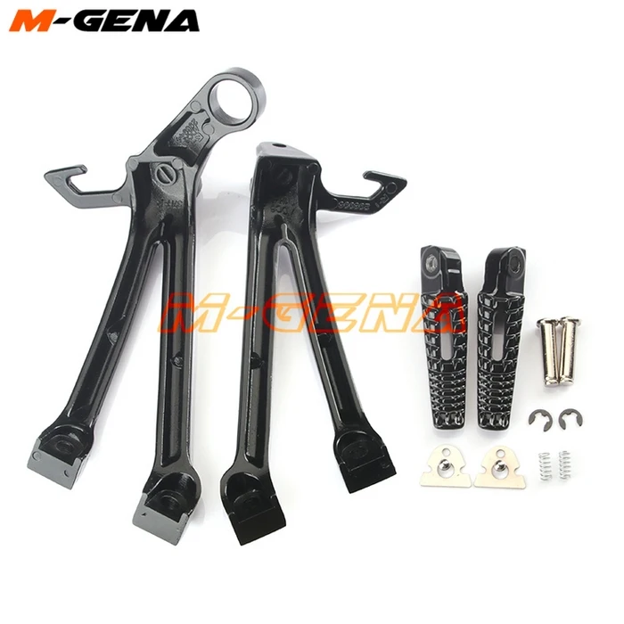 Rear footpegs Foot pegs Footrest Pedals Bracket For GSXR600 GSX600R GSXR750 GSX750R K8 2008 2009 2010 08 09 10