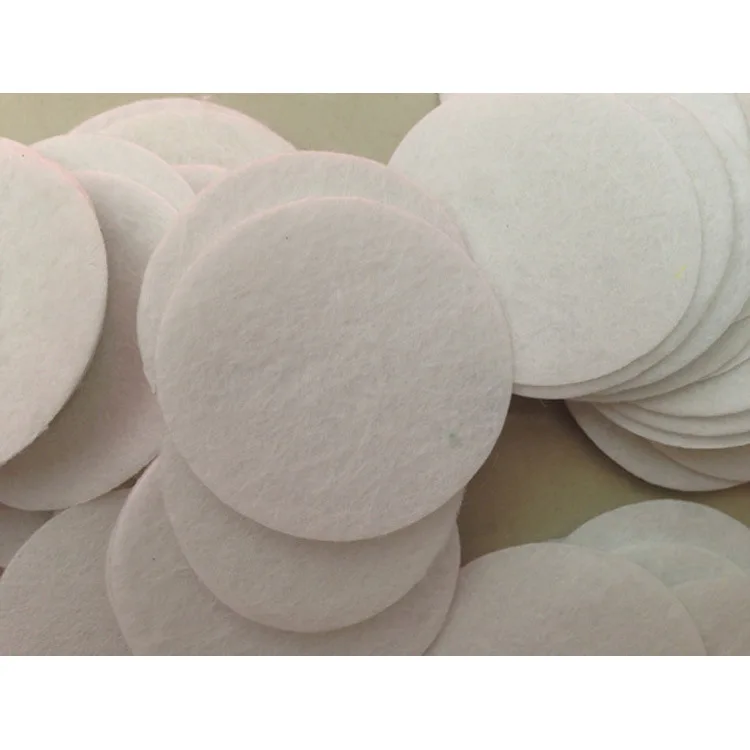 Thick white felt pad for fabric flower felt pads 2.5cm 3cm 4cm 5cm 6cm 8cm 1000pcs/lot