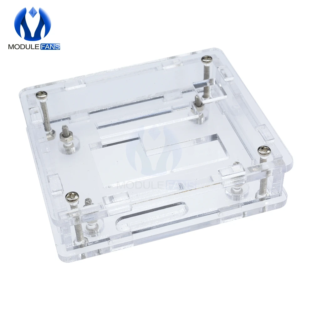Clear Acrylic Case Shell Housing For W1209 Digital LED DC 12V Temp Thermostat Temperature Control Switch Module Controller Board