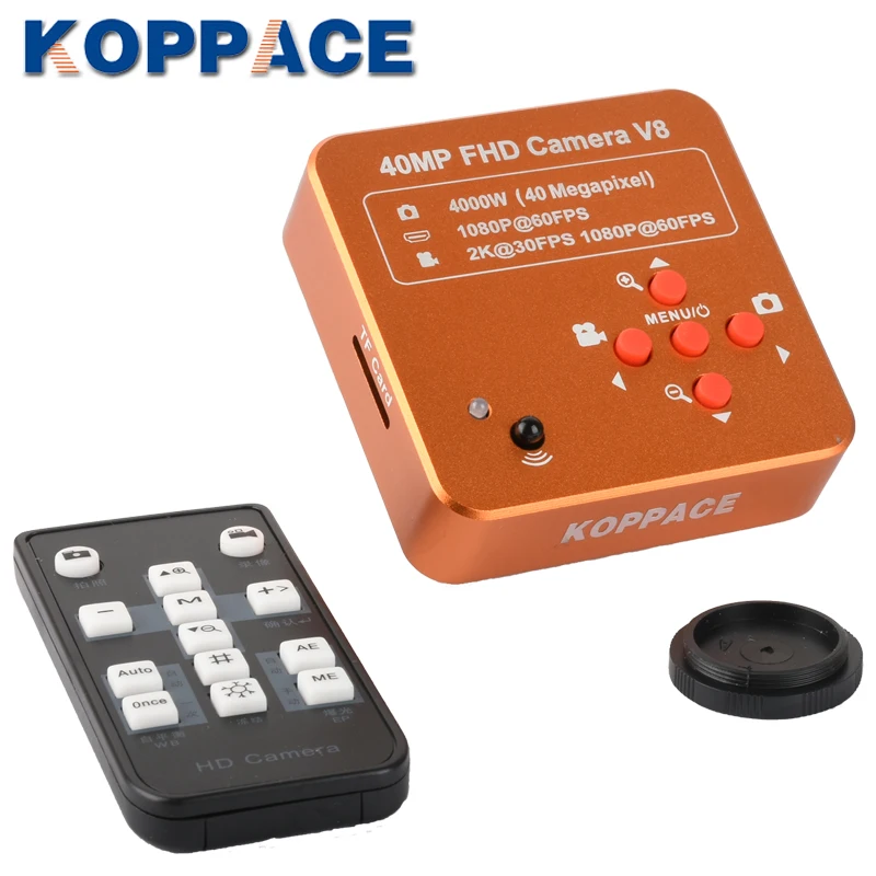 KOPPACE 40MPอุตสาหกรรมกล้อง 1080P 60FPS HDMI/USBกล้องจุลทรรศน์อุตสาหกรรมดิจิตอลกล้องซ่อมโทรศัพท์มือถือกล้องจุลทรรศน์กล้อง