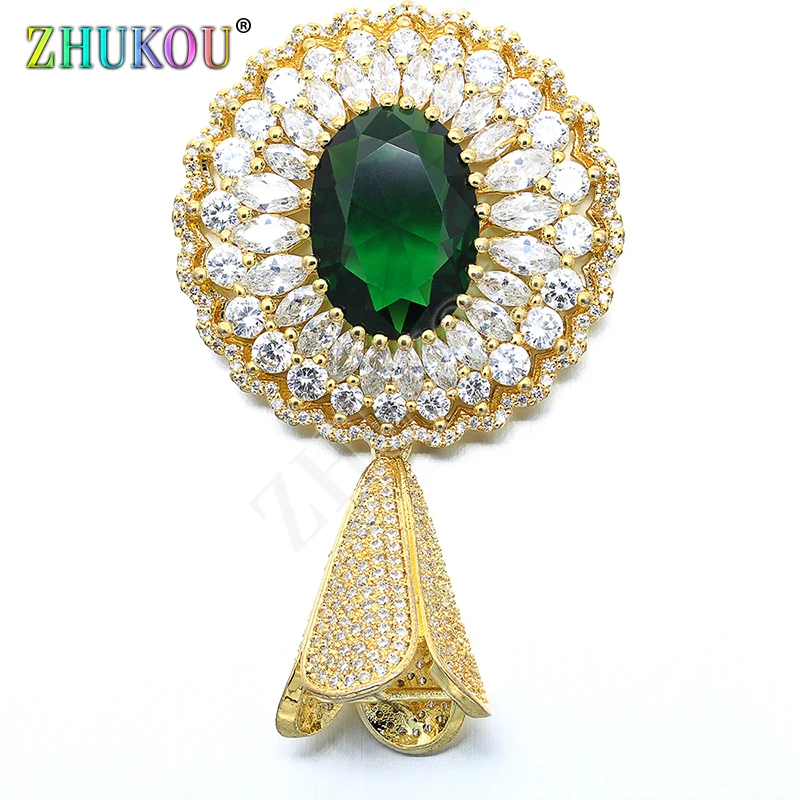 35*57mm High Quality Brass Cubic Zirconia Tassel Caps Pendant Connector Diy Jewlery Findings, Mixed Color, Model:VM23