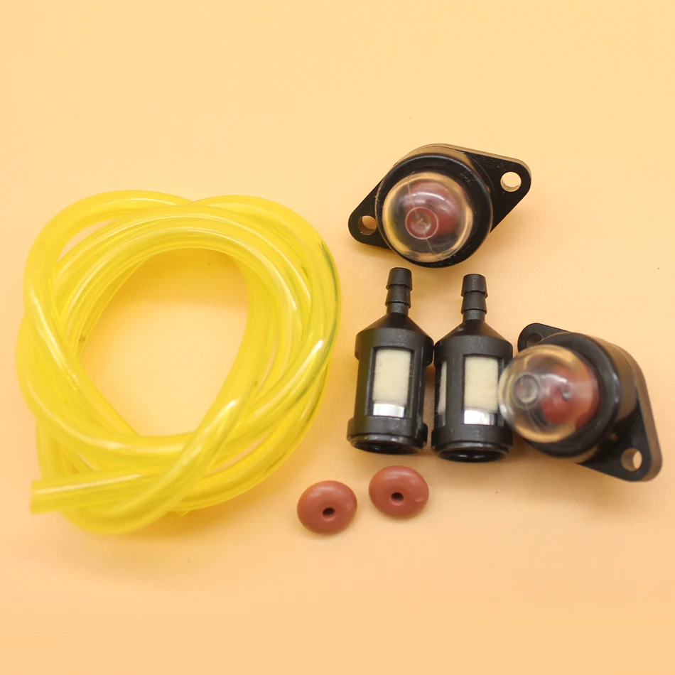 Filter Saluran Bahan Bakar Primer Bulb Tune Up Perawatan Kit Fit Poulan 2055 2075 2150 2155 2175 2250 2350 Gergaji 530071835