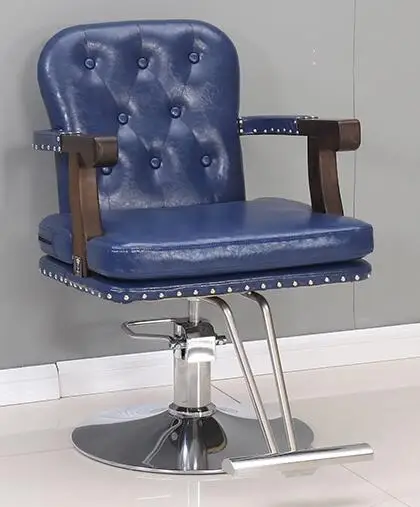 Barber shop chair hair salon special hair chair high-grade cut hair chair restoring ancient style hair chair can lift hair chair