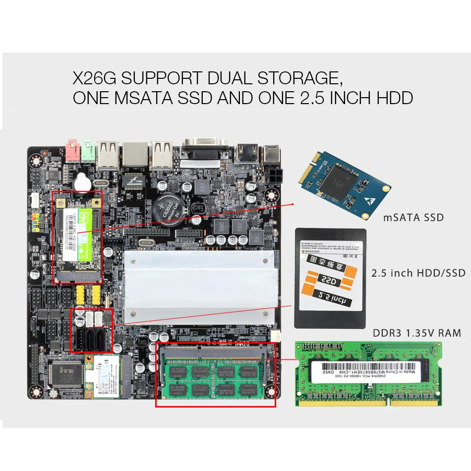 Imagem -04 - Bebepc Industrial Fanless Mini Computador com Intel Core I53317u Windows xp 10 Mini pc Rs232 Wifi Usb Ubuntu Linux pc