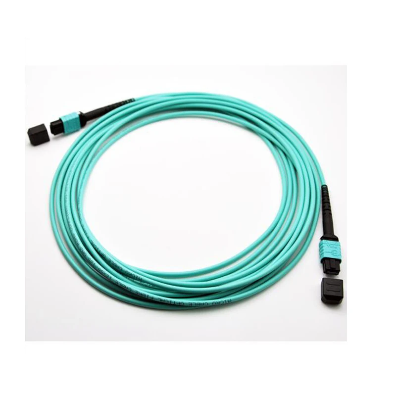 MPO-MPO 12cores OM3 Multimode 3meter Fiber Optical Patch cord for PON Solution