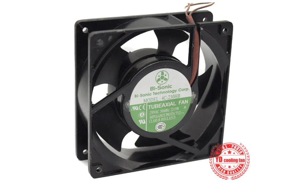 Bi-sonic 4C-230HB 12038 AC220V 230V 19/22W cooling fan