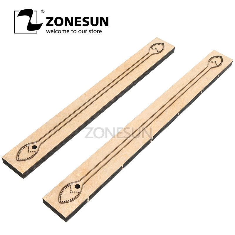 ZONESUN handbag handle leather cutting die papercraft leather decoration tool for die cutting machine DIY luxurious bag cutter