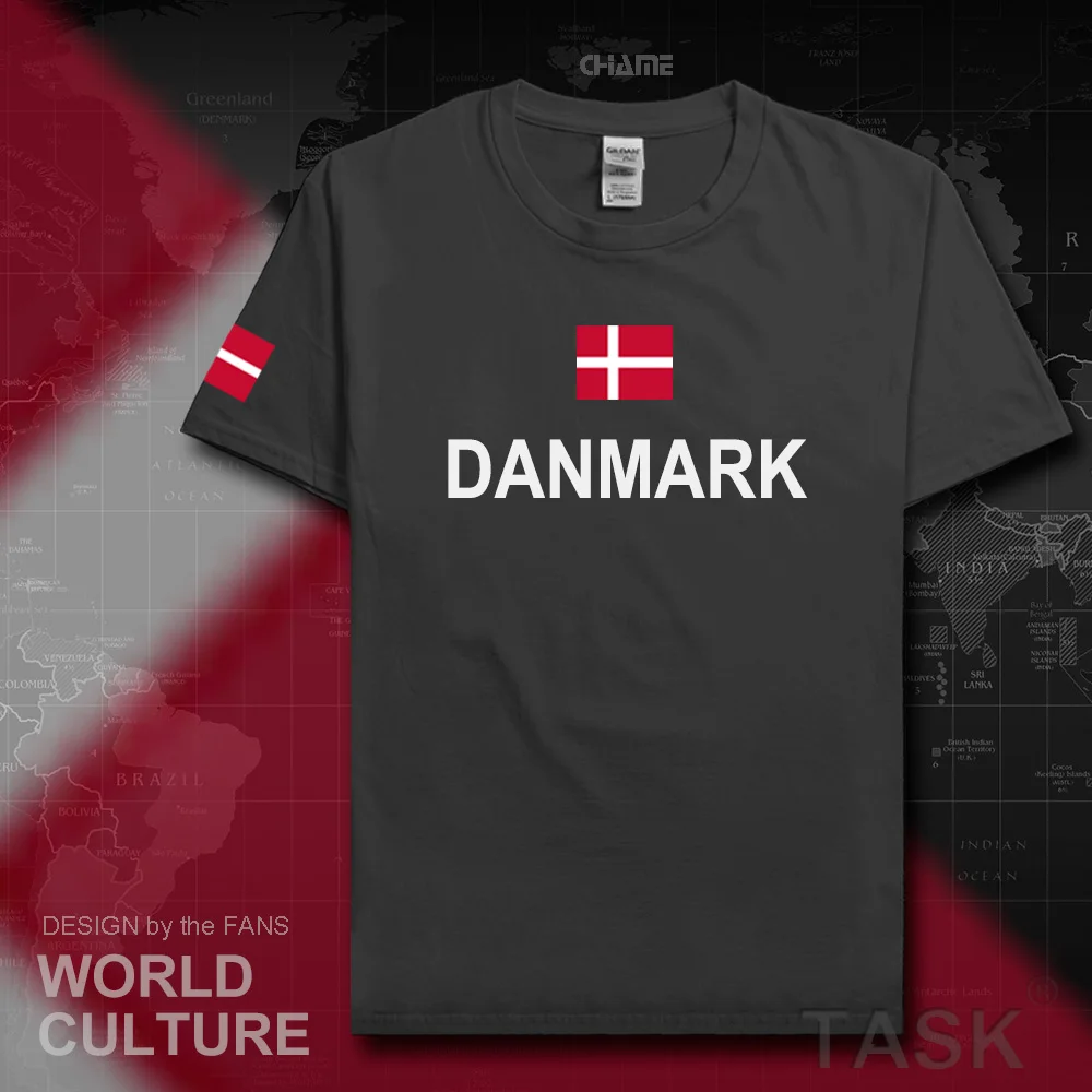 Denmark Danish men t shirts fashion 2017 jerseys nation tshirt 100% cotton t-shirt meeting clothing tees country Danmark DK DNK