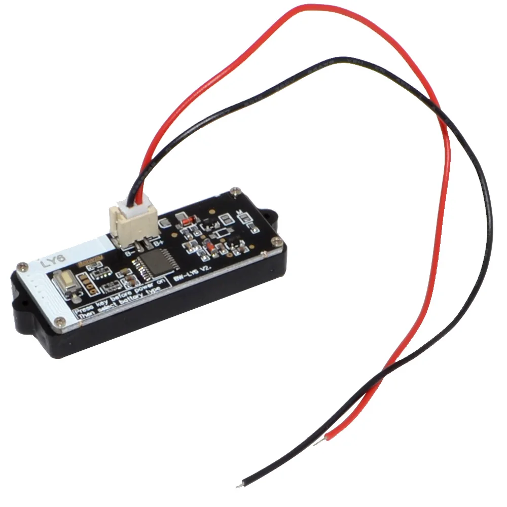 ESynic Digital Battery Capacity Tester – LCD Voltage Checker For LiPo, LiFe, Li-ion, NiMH, NiCd, 0.5-30.45V, 0.001V Accuracy, Balances Cells (300mA)