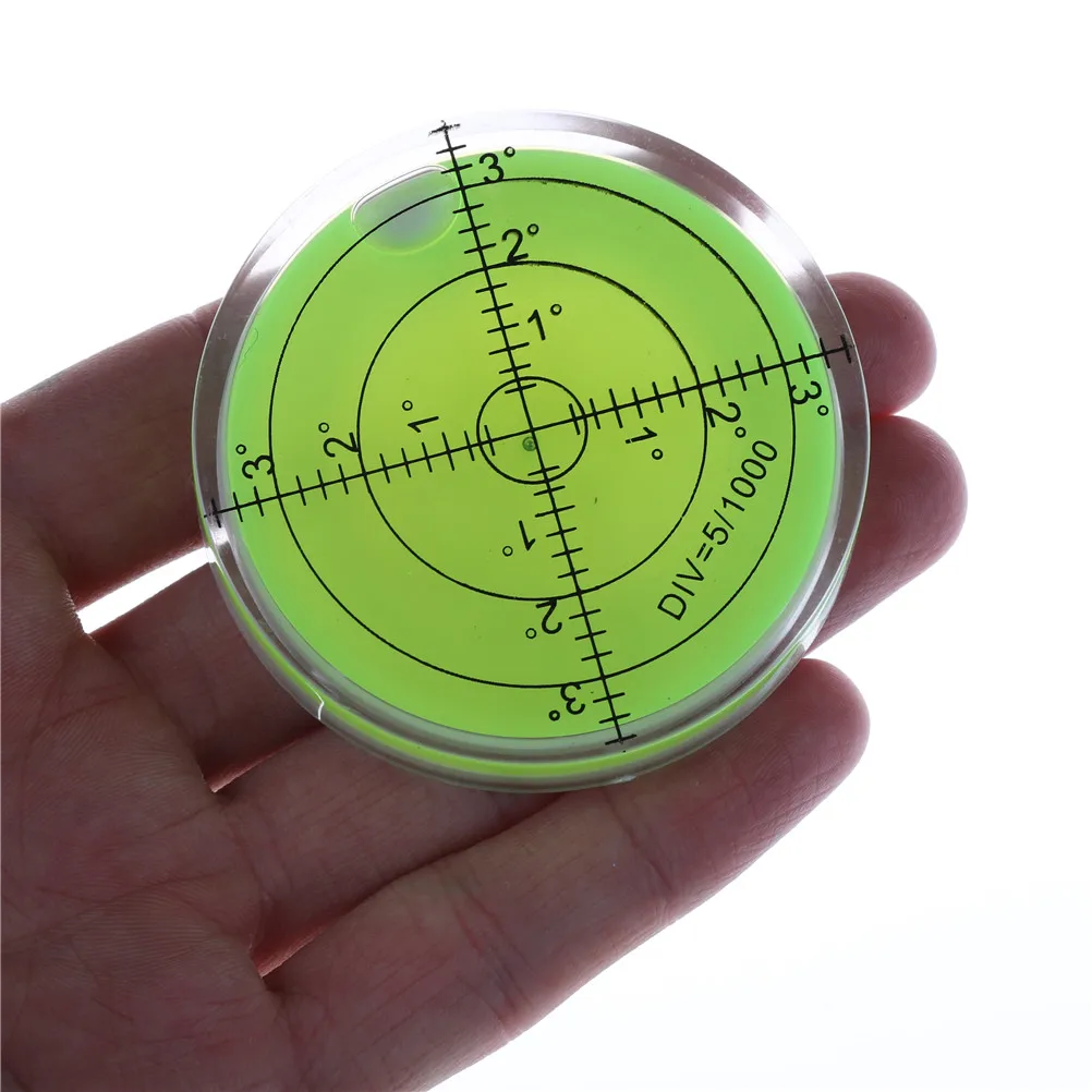 60*12mm 32x11mm  Circular Bubble Level Spirit Level Round Bubble Level Measuring Instruments Tool Universal Protractor Tool