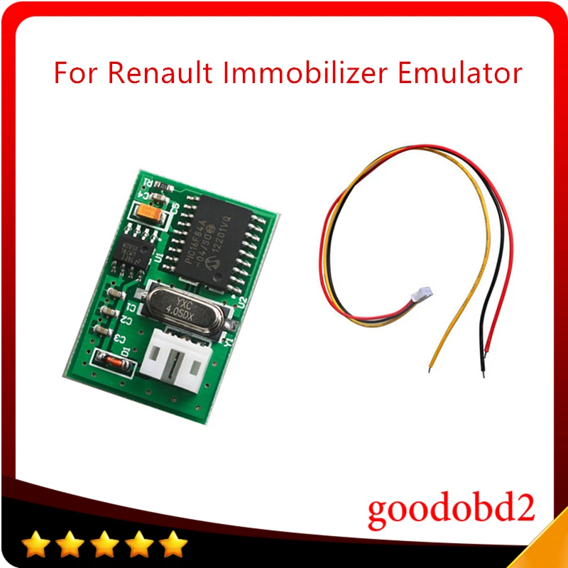 For Renault Immobilizer Emulator Work with Renault ECU Decoder PCB Board Immo Emulator Tool with Wires Connected