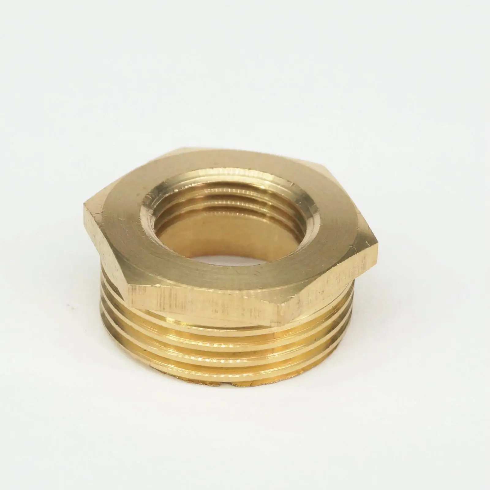 

Brass Reducer 1" BSP Male Thread to 1/2" BSP Female Thread Reducing Bush adapter Fitting Gas Air Water Fuel