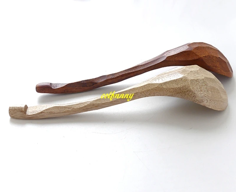 100pcs/lot Fast shipping 20*4.5cm Japanese Non-Stick Wood spoons Sculpture Tortoise Shell Long handle big Wooden Spoon Tableware